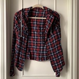 AllSaints Plaid Lightweight Jacket